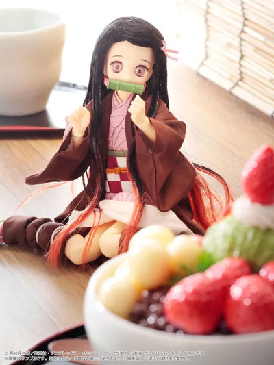1/6 Pure Neemo Character Series No.127 "Demon Slayer: Kimetsu no Yaiba" Nezuko Kamado Complete Dollㅤ – Azone International – ActionFigureBrasil — com base expositora