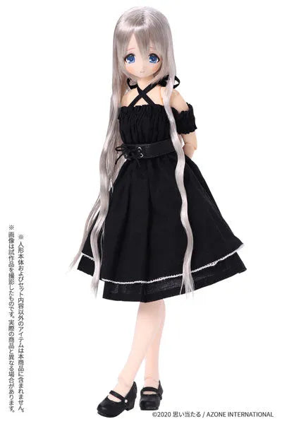 1/6 Pure Neemo Wear PNM Bust Shirring Onepiece Dress Set Black (DOLL ACCESSORY)ㅤ – Azone International – ActionFigureBrasil — ângulo diferente