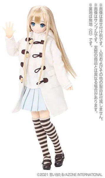 1/6 Pure Neemo Wear PNM Long Double Coat Off-white (DOLL ACCESSORY)ㅤ – Azone – ActionFigureBrasil