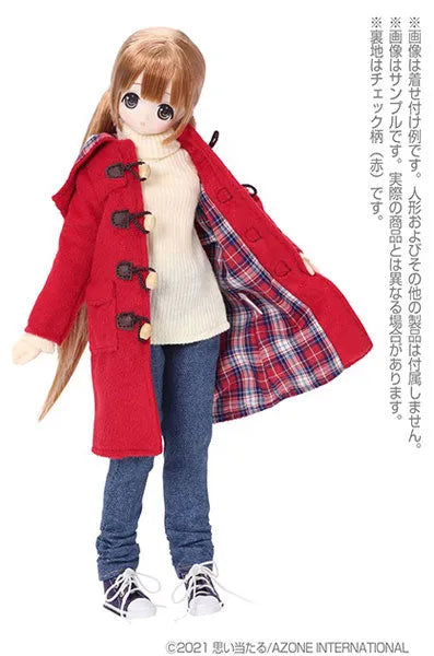 1/6 Pure Neemo Wear PNM Long Double Coat Red (DOLL ACCESSORY)ㅤ – Azone International – ActionFigureBrasil