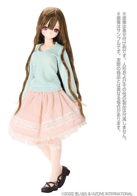 1/6 Pure Neemo Wear PNM Natural V-neck Sweater Light Blue (DOLL ACCESSORY)ㅤ – Azone – ActionFigureBrasil