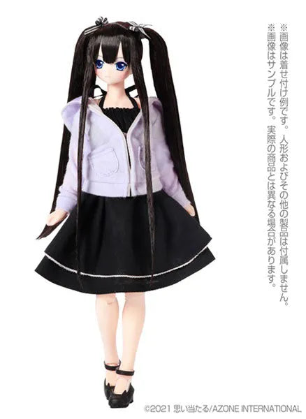 1/6 Pure Neemo Wear PNM Polka Dots Cat Ear Hoodie Purple (DOLL ACCESSORY)ㅤ – Azone – ActionFigureBrasil