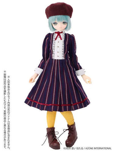 1/6 Pure Neemo Wear PNM Regimental Stripe One-piece Dress Set Navy x White Stripe (DOLL ACCESSORY)ㅤ – Azone – ActionFigure Brasil