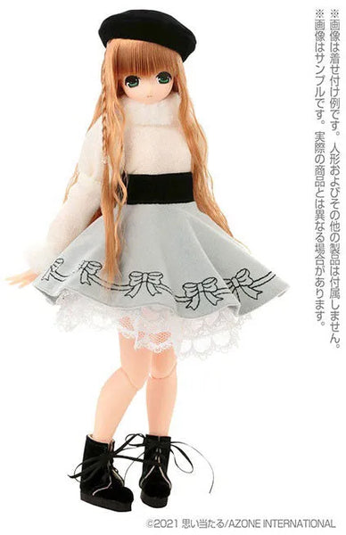 1/6 Pure Neemo Wear PNS Blue Bird's Song Ribbon Suede Boots Black (DOLL ACCESSORY)ㅤ – Azone International – ActionFigureBrasil