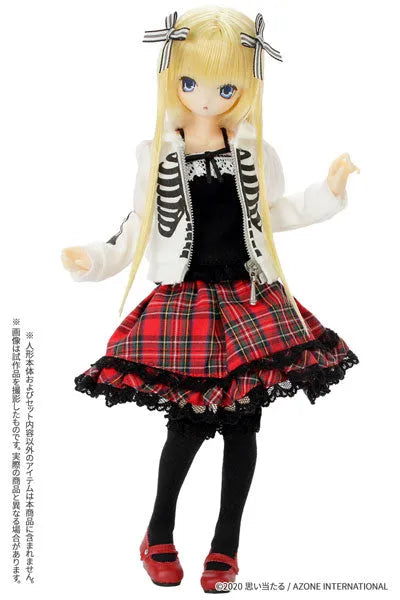 1/6 Pure Neemo Wear PNS Bone Skeleton Hoodie II White (DOLL ACCESSORY)ㅤ – Azone International – ActionFigureBrasil — ângulo diferente