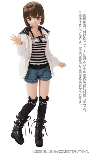 1/6 Pure Neemo Wear PNS Denim Roll-up Short Pants II Blue Denim (DOLL ACCESSORY)ㅤ – Azone International – ActionFigureBrasil