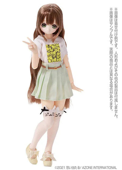 1/6 Pure Neemo Wear PNS Graphic T-shirt White x Tiger (DOLL ACCESSORY)ㅤ – Azone International – ActionFigureBrasil