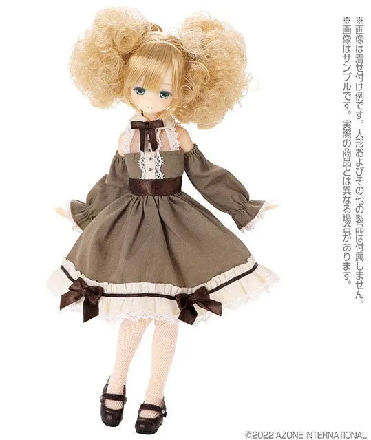 1/6 Pure Neemo Wear PNS Rosalind One-piece Dress set Sepia (DOLL ACCESSORY)ㅤ – Azone International – ActionFigureBrasil