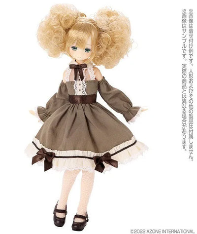 1/6 Pure Neemo Wear PNS Rosalind One-piece Dress set Sepia (DOLL ACCESSORY)ㅤ – Azone – ActionFigureBrasil
