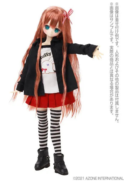 1/6 Pure Neemo Wear PNS Snotty Cat Pleated Skirt Red (DOLL ACCESSORY)ㅤ – Azone – ActionFigureBrasil