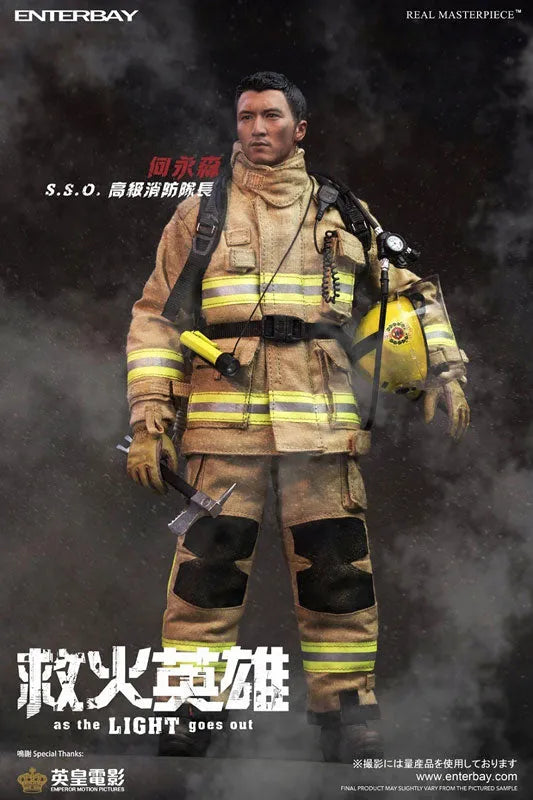 1/6 Real Masterpiece As the Light Goes Out - Nicholas Tse Sam Senior Fire Marshalㅤ – ENTERBAY – ActionFigure Brasil