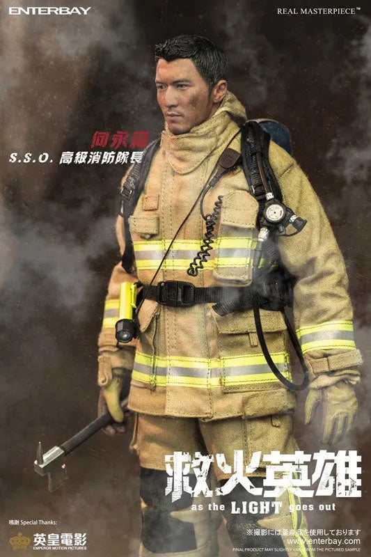 1/6 Real Masterpiece As the Light Goes Out - Nicholas Tse Sam Senior Fire Marshalㅤ – ENTERBAY – ActionFigure Brasil