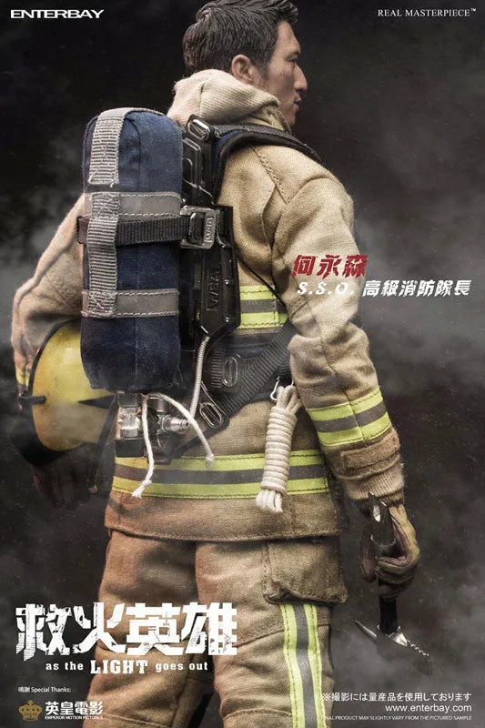 1/6 Real Masterpiece As the Light Goes Out - Nicholas Tse Sam Senior Fire Marshalㅤ – ENTERBAY – ActionFigure Brasil