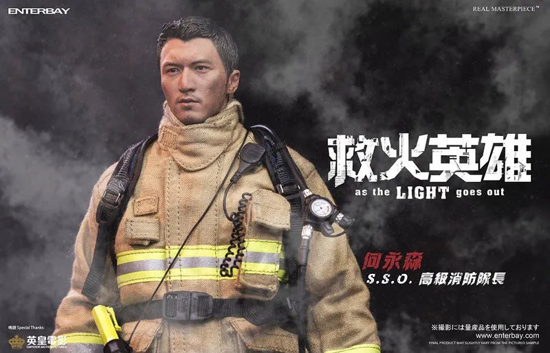 1/6 Real Masterpiece As the Light Goes Out - Nicholas Tse Sam Senior Fire Marshalㅤ – ENTERBAY – ActionFigure Brasil