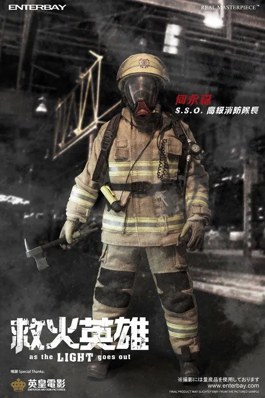 1/6 Real Masterpiece As the Light Goes Out - Nicholas Tse Sam Senior Fire Marshalㅤ – ENTERBAY – ActionFigure Brasil