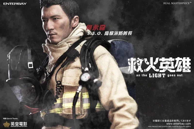 1/6 Real Masterpiece As the Light Goes Out - Nicholas Tse Sam Senior Fire Marshalㅤ – ENTERBAY – ActionFigure Brasil