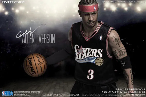 1/6 Real Masterpiece Collectible Figure / NBA Collection: Allen Iversonㅤ – Enterbay – ActionFigureBrasil
