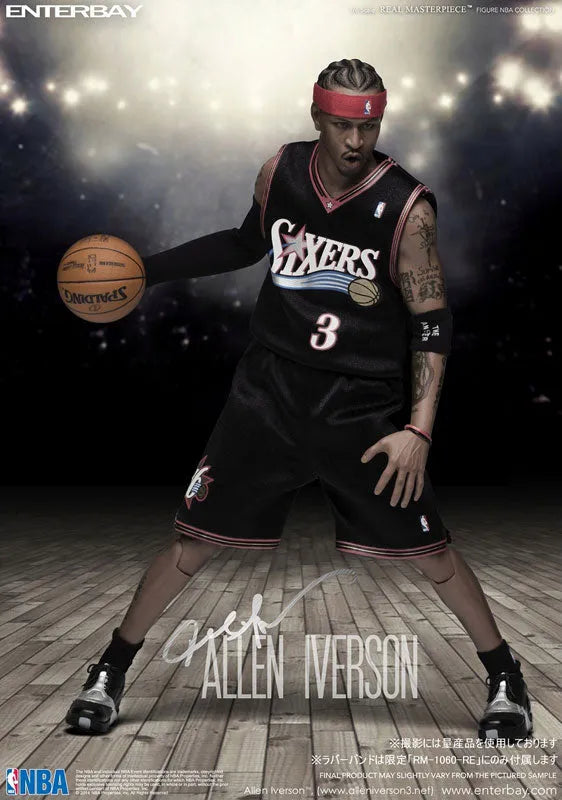1/6 Real Masterpiece Collectible Figure / NBA Collection: Allen Iversonㅤ – Enterbay – ActionFigureBrasil