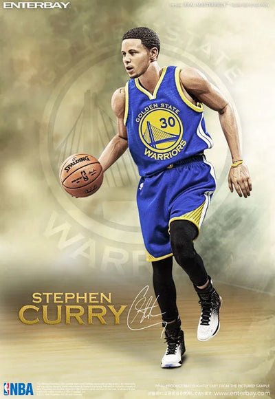 1/6 Real Masterpiece Collectible Figure - NBA Collection: Stephen Curryㅤ – Enterbay – ActionFigureBrasil