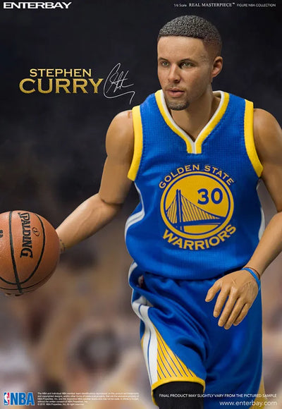 1/6 Real Masterpiece Collectible Figure - NBA Collection: Stephen Curryㅤ – Enterbay – ActionFigureBrasil — detalhe do produto