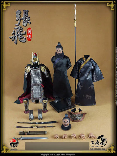 1/6 Sangokushi Series - Zhang Feiㅤ – 303TOYS – ActionFigureBrasil — com base expositora