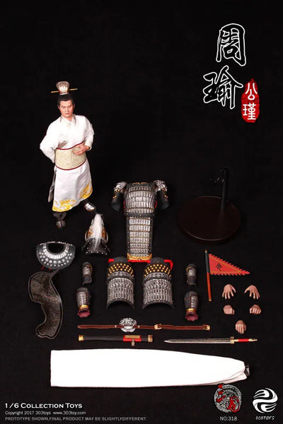 1/6 Sangokushi Series Zhou Yuㅤ – 303TOYS – ActionFigureBrasil — com base expositora