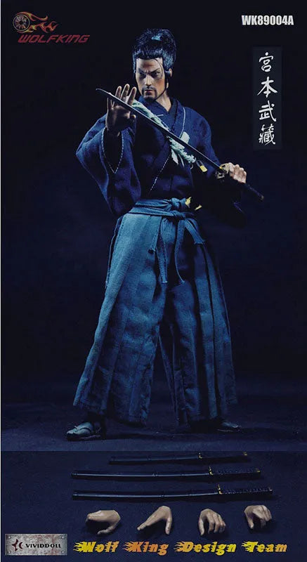 1/6 Scale Action Figure Miyamoto Musashi (WK89004A)ㅤ – Wolf King – ActionFigureBrasil