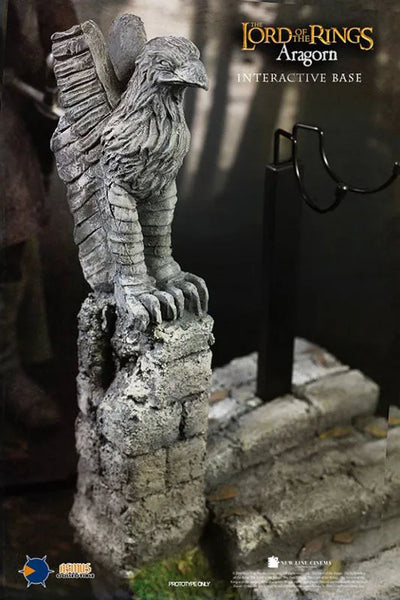 1/6 Scale Action Figure - The Lord of the Rings: Aragornㅤ – Asmus Toys – ActionFigureBrasil — com base expositora