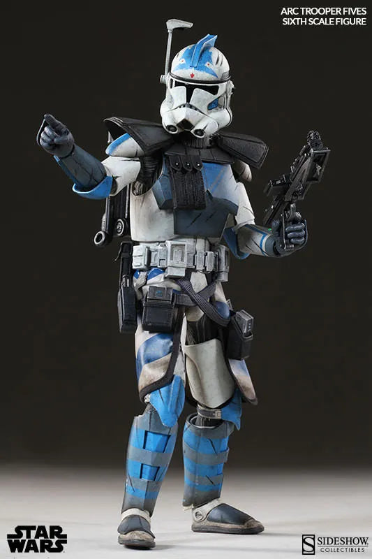 1/6 Scale Figure - Militaries of Star Wars ARC Trooper Fives (Phase 2 Armor Ver.)ㅤ – Sideshow Collectibles – ActionFigure Brasil — ângulo diferente