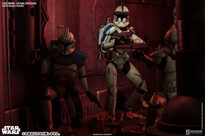 1/6 Scale Figure - Scum and Villainy of Star Wars: Cad Bane (Clone Trooper Disguised Edition)ㅤ – Sideshow Collectibles – ActionFigureBrasil — ângulo diferente