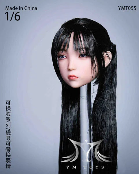 1/6 Sexy Beauty Head 55 w/Alternative Face Partㅤ – YM Toys – ActionFigureBrasil