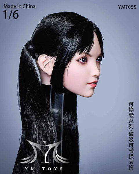 1/6 Sexy Beauty Head 55 w/Alternative Face Partㅤ – YM Toys – ActionFigureBrasil