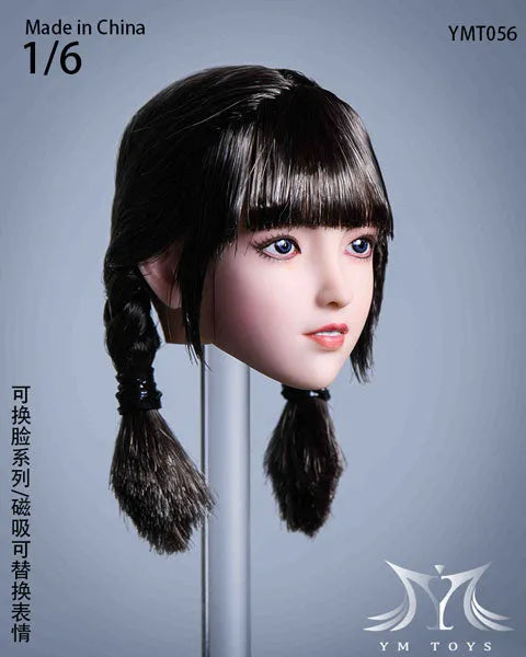1/6 Sexy Beauty Head 56 w/Alternative Face Partㅤ – YM Toys – ActionFigureBrasil