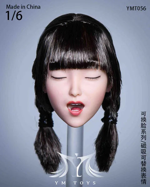 1/6 Sexy Beauty Head 56 w/Alternative Face Partㅤ – YM Toys – ActionFigureBrasil