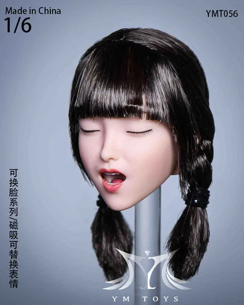 1/6 Sexy Beauty Head 56 w/Alternative Face Partㅤ – YM Toys – ActionFigureBrasil