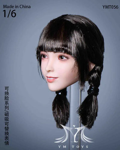 1/6 Sexy Beauty Head 56 w/Alternative Face Partㅤ – YM Toys – ActionFigureBrasil — ângulo diferente