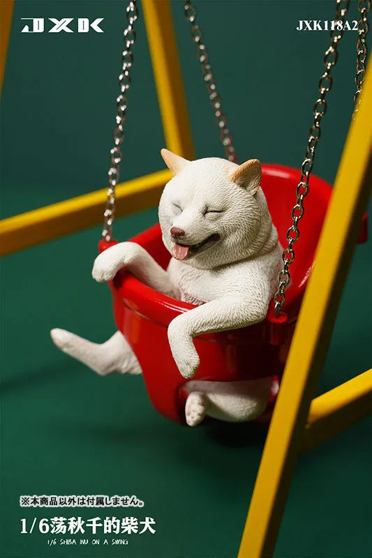 1/6 Shiba Inu Playing on a Swing A2ㅤ – JXK Studio – ActionFigureBrasil