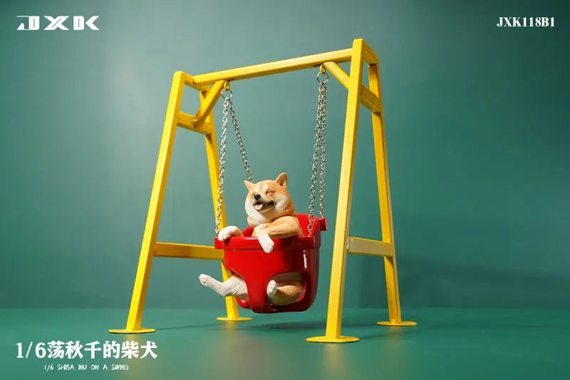 1/6 Shiba Inu Playing on a Swing B1ㅤ – JXK Studio – ActionFigureBrasil