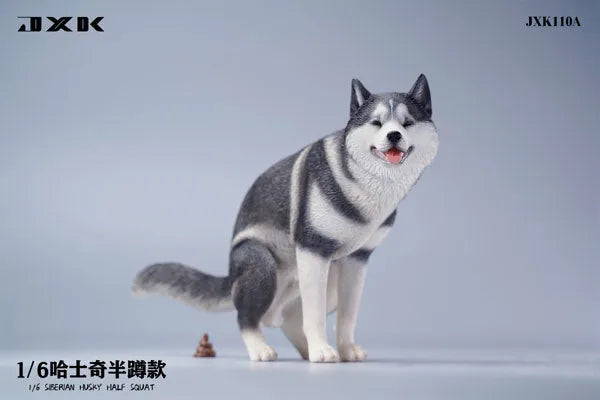 1/6 Siberian Husky Half Squat Aㅤ – JXK Studio – ActionFigureBrasil
