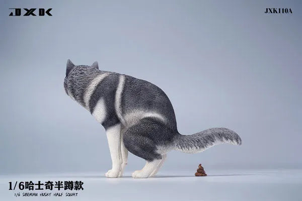 1/6 Siberian Husky Half Squat Aㅤ – JXK Studio – ActionFigureBrasil