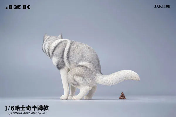 1/6 Siberian Husky Half Squat Bㅤ – JXK Studio – ActionFigureBrasil