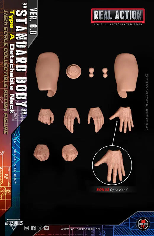 1/6 Standard Body Type A Detachable Neckㅤ – Soldier Story – ActionFigureBrasil
