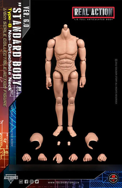 1/6 Standard Body Type B Combined Neckㅤ – Soldier Story – ActionFigureBrasil