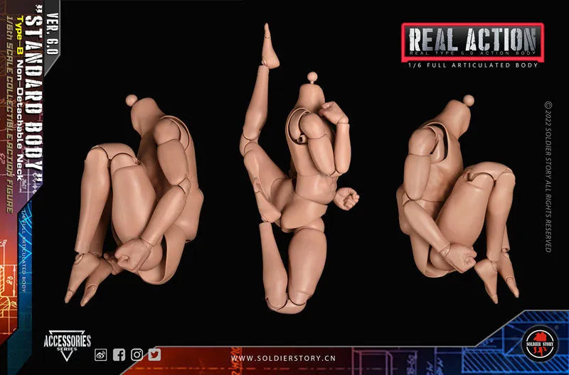 1/6 Standard Body Type B Combined Neckㅤ – Soldier Story – ActionFigureBrasil