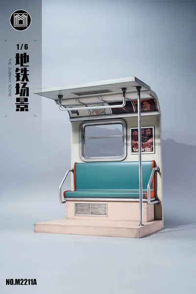 1/6 Subway Train Interior Aㅤ – MMM Toys – ActionFigureBrasil — detalhe do produto