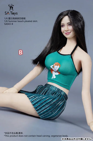 1/6 Summer Beach Pleated Skirt B (DOLL ACCESSORY)ㅤ – SA TOYS – ActionFigureBrasil