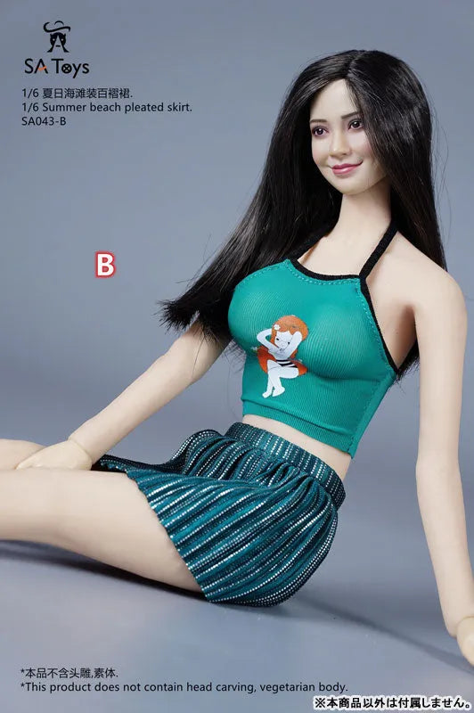 1/6 Summer Beach Pleated Skirt B (DOLL ACCESSORY)ㅤ – SA TOYS – ActionFigureBrasil