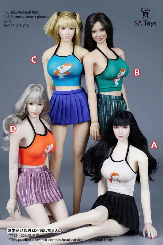 1/6 Summer Beach Pleated Skirt B (DOLL ACCESSORY)ㅤ – SA TOYS – ActionFigureBrasil