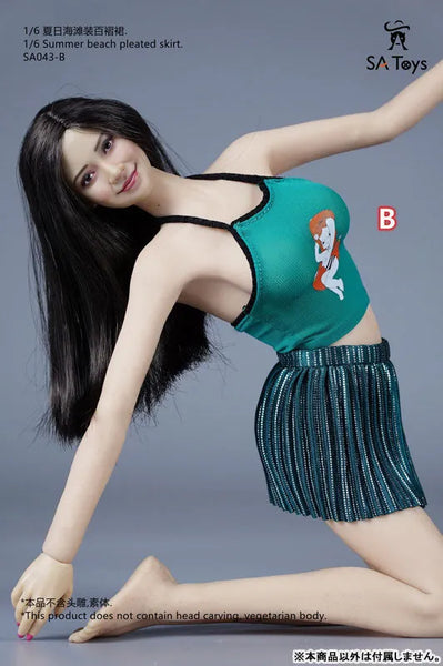 1/6 Summer Beach Pleated Skirt B (DOLL ACCESSORY)ㅤ – SA TOYS – ActionFigureBrasil — detalhe do produto