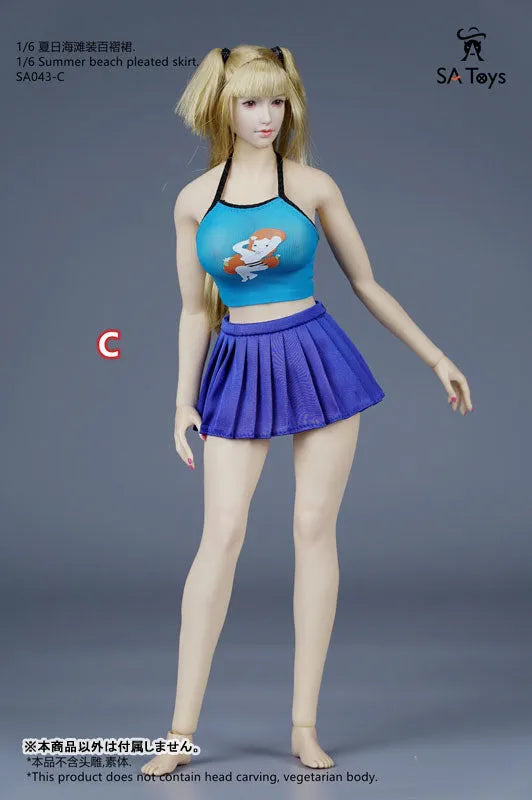 1/6 Summer Beach Pleated Skirt C (DOLL ACCESSORY)ㅤ – SA TOYS – ActionFigureBrasil
